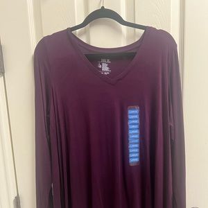 HUE ling sleeve tunic tee